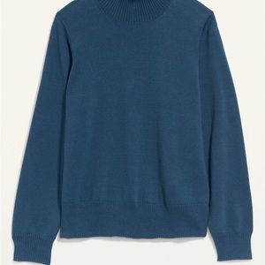 Old Navy Tidewater Blue Mock-Neck Sweater Size XL
